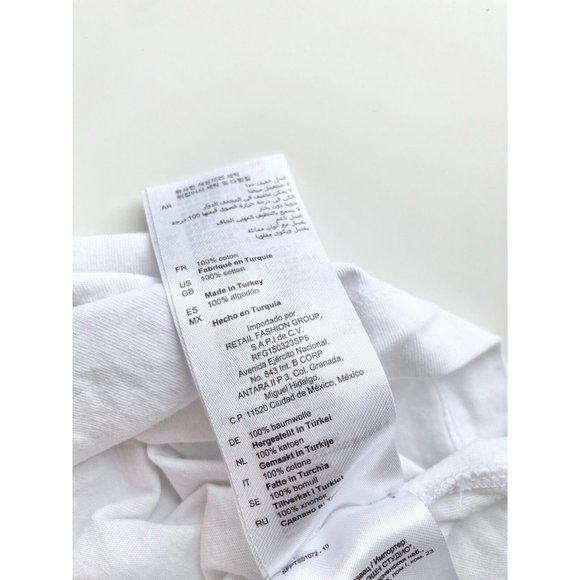 SANDRO Trivoli White Jersey Flocked Cotton Shoulder Pad Muscle Tank, Size 2/M - Picture 15 of 16